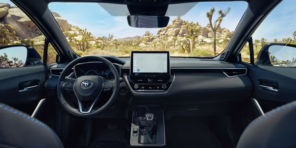 2026 Toyota Corolla Cross Interior Shot