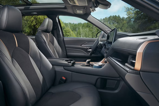 2026 Toyota Grand Highlander Hybrid MAX Platinum first row seats