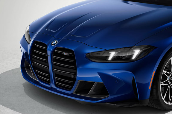 Adaptive LED headlights on the 2026 BMW M4 Competition Coupe