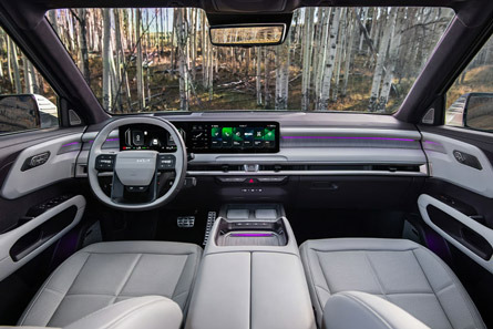An interior view of the 2027 Kia Telluride Hybrid