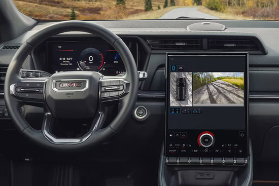Interior view of the 2026 GMC Terrain AT4