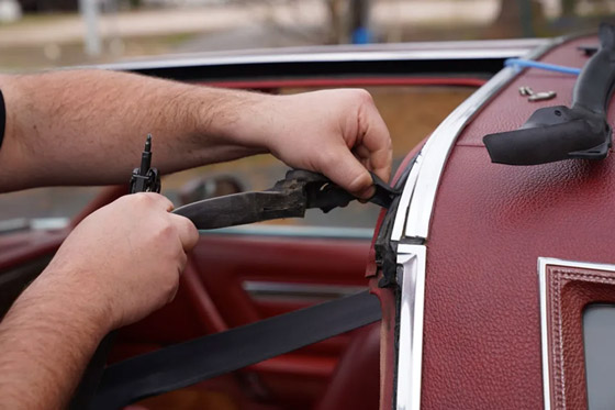 Replacement of aged car weatherstripping