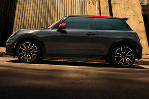 Side view of the 2026 Mini Cooper JCW