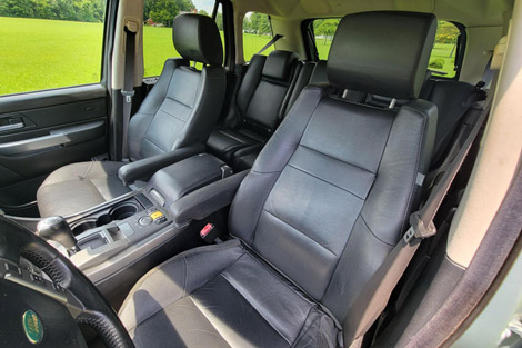 2006 Land Rover Range Rover Sport Front Seat Space