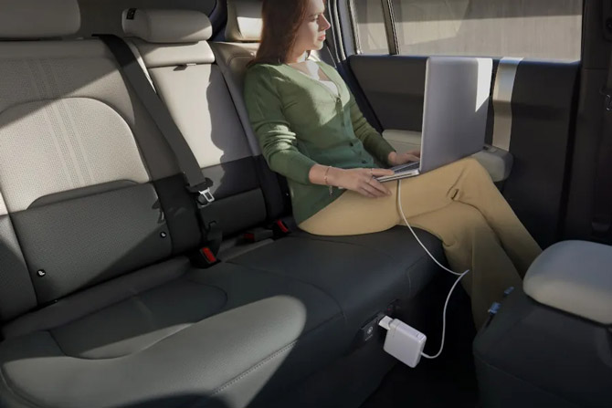 2026 Kia EV3 Rear V2L Power Outlet