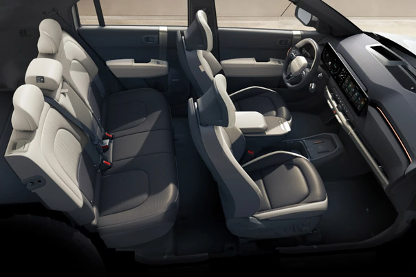 2026 Kia EV3 cabin space