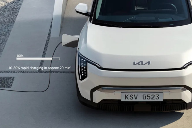 2026 Kia EV3 charging