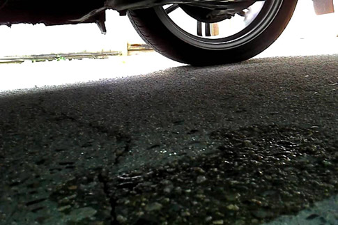 Air conditioning condensate under the car