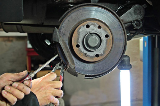 Car brake disc deformation