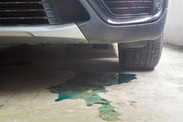 Coolant leaking from under the car
