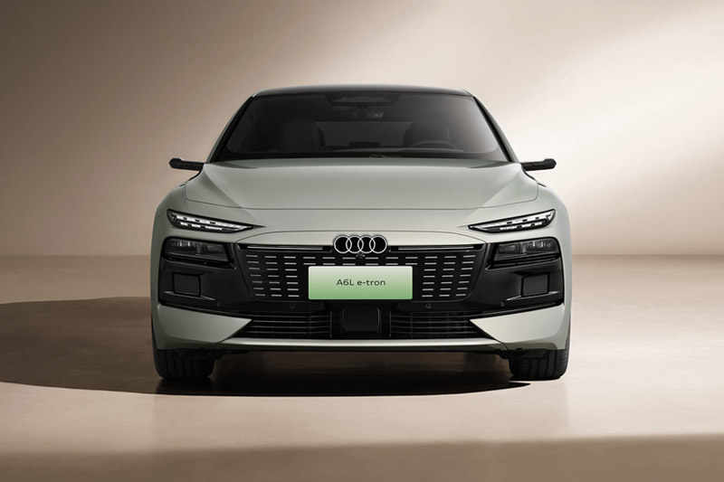 Front view of the 2026 Audi A6 e-tron