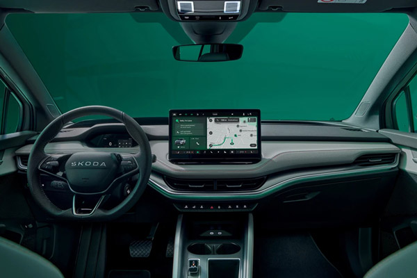 Interior view of the 2026 Skoda Elroq