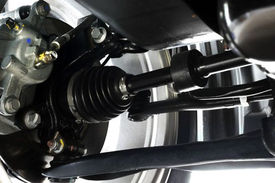 New drive shaft installed good condition