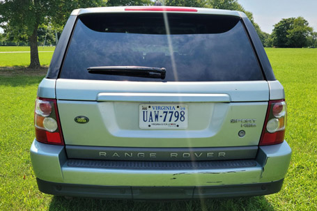 Rear view of the 2006 Land Rover Range Rover Sport