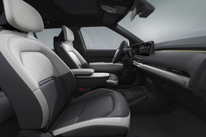The 2026 Kia EV3 features heated and ventilated front seats