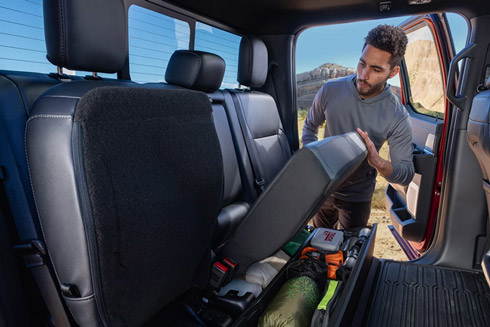 2026 Ford F-150 Rear Seat Under-Seat Storage Space