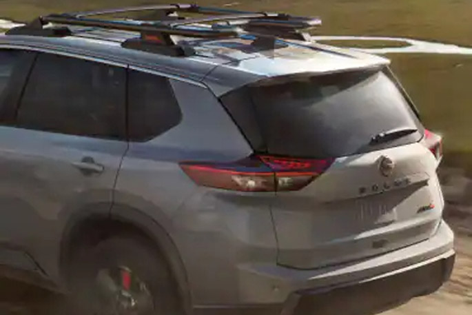 2026 Nissan Rogue Black Tubular Roof Rack