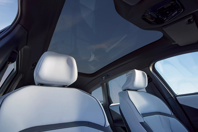 2027 BMW iX3 panoramic glass sunroof
