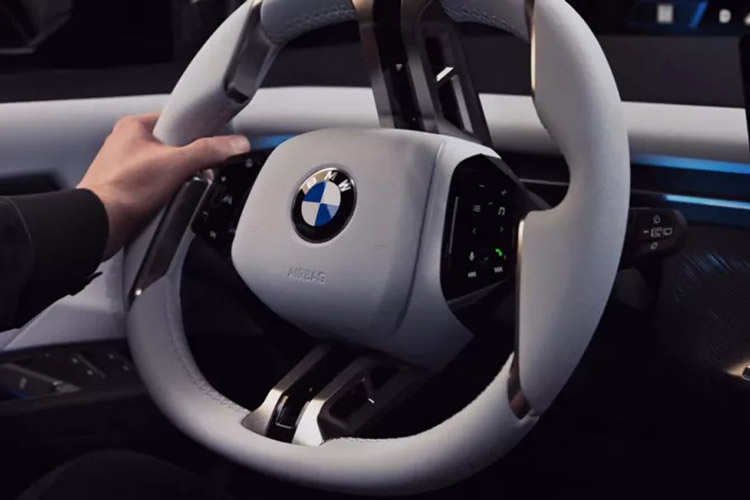 2027 BMW iX3 steering wheel