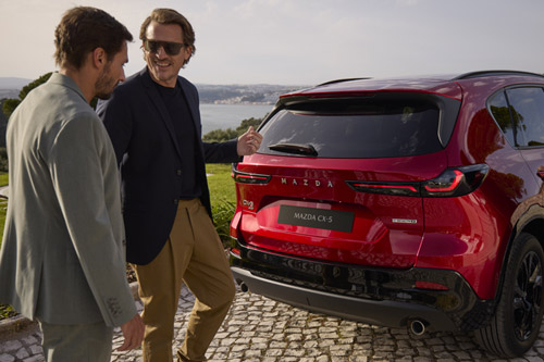 Close-up of the rear of the 2026 Mazda CX-5