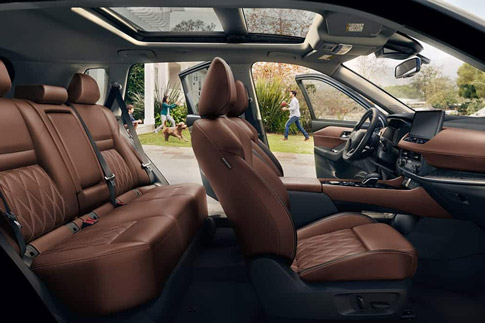 Seating space in the 2026 Nissan Rogue Rock Creek