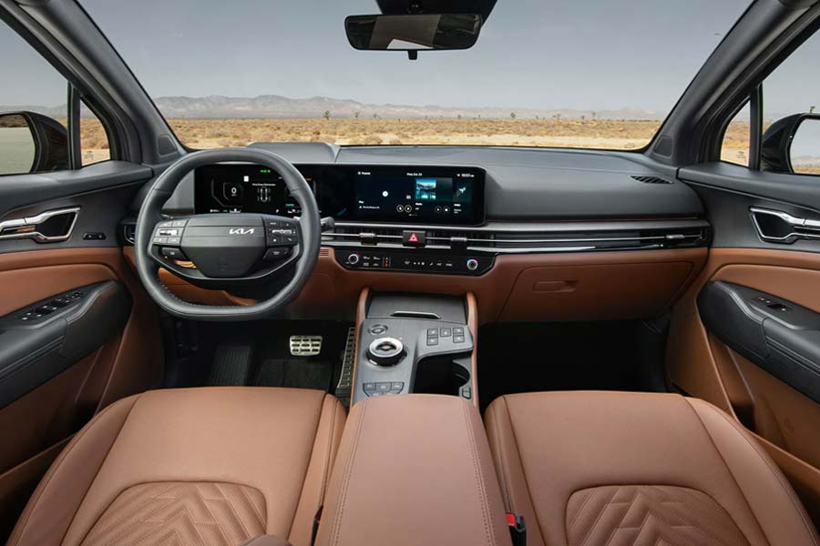 Interior view of the 2026 Kia Sportage