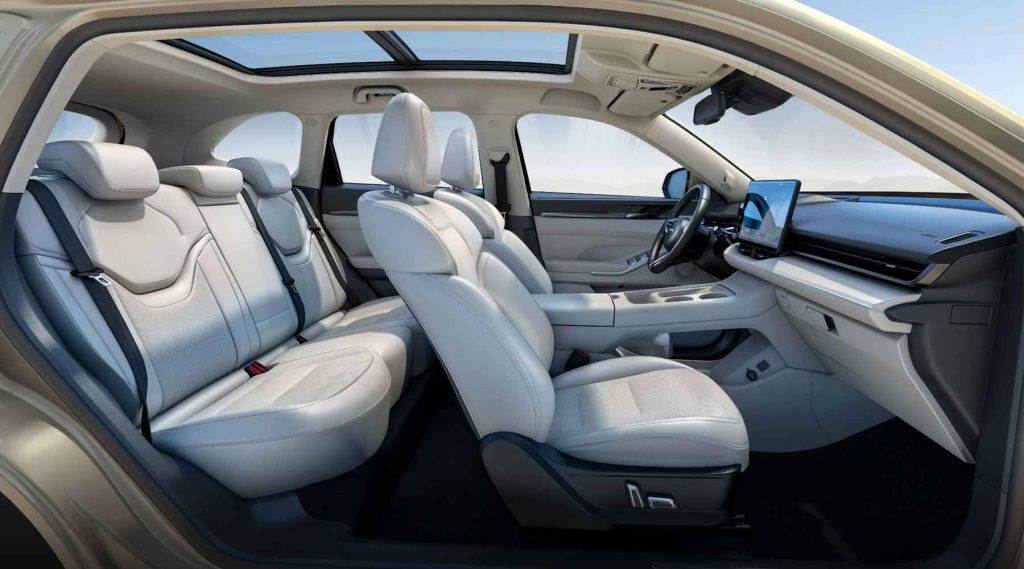 New-generation Haval H6 cabin space