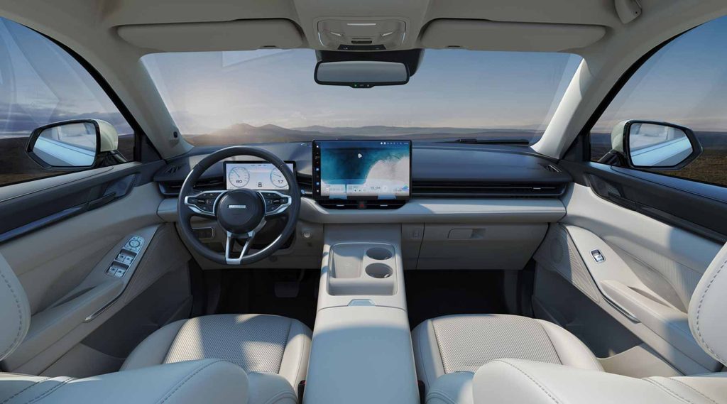 New-generation Haval H6 front-row interior