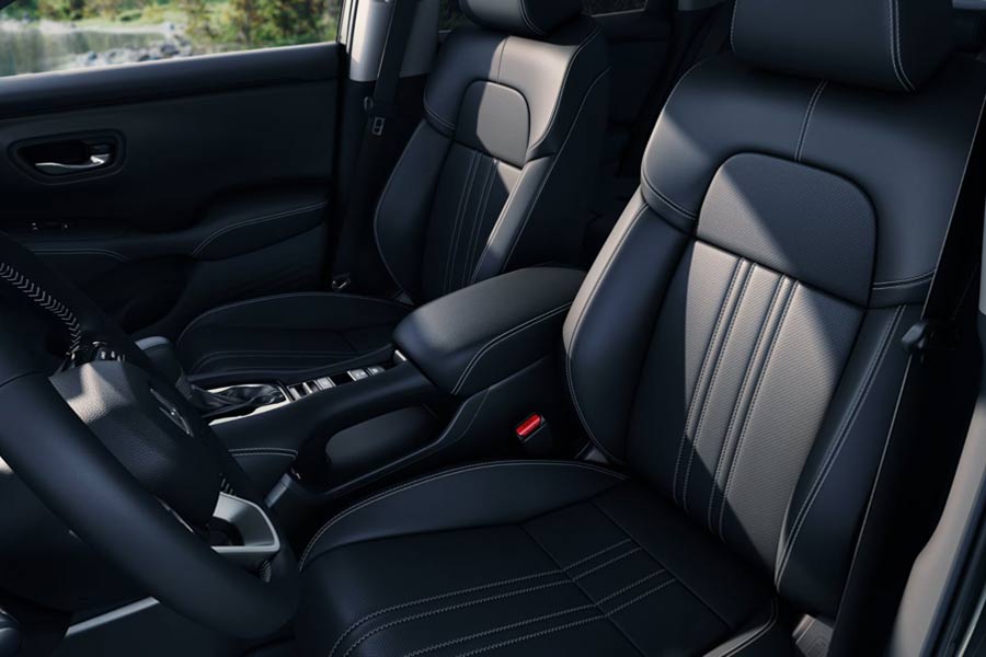 2027 Honda HR-V EX-L black leather front seats